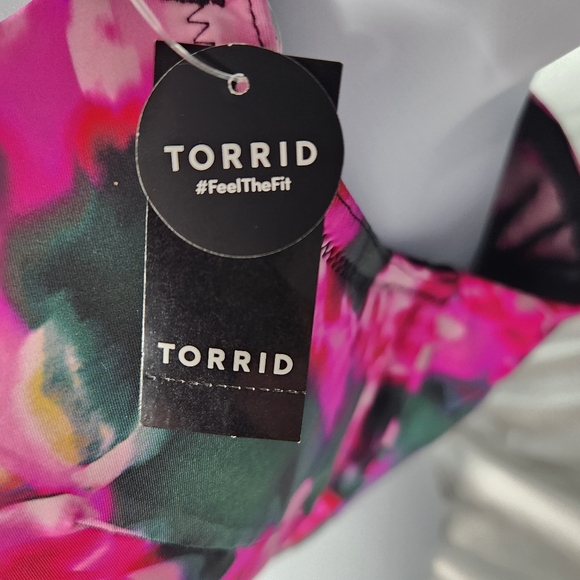 Torrid Curve 360 Smoothing Perfect T Underwire Black Floral Bra 46C NWT $54.90 - Picture 3 of 10